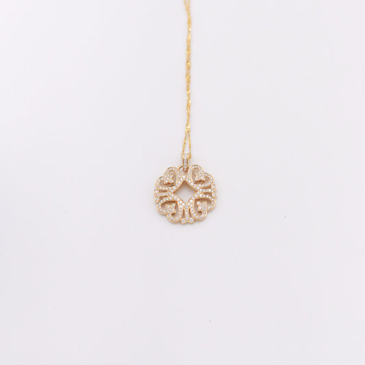 filagree diamond necklace at spokane jeweler