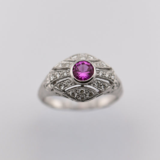 The Petaline Spinel Ring