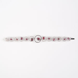 The Yasmin - 18K Ruby and Diamond Bracelet