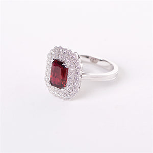 The Suzy - GIA certified 18K Ruby and Diamond ring