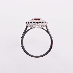 The Suzy - GIA certified 18K Ruby and Diamond ring
