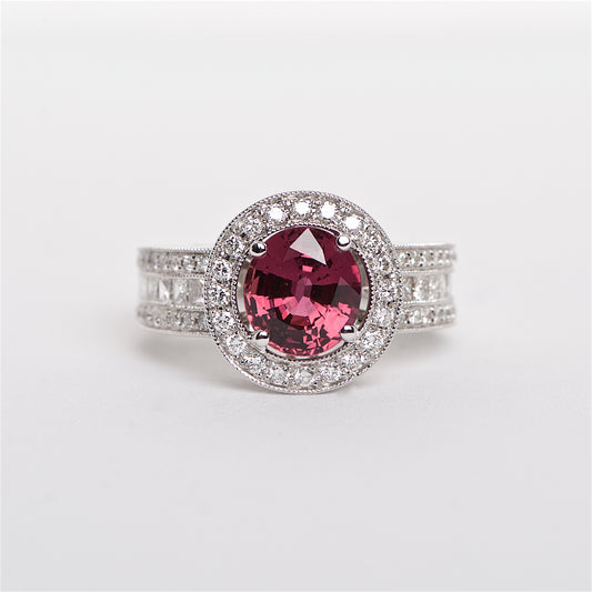 The Sophie - GIA Certified 18K Ruby and Diamond ring