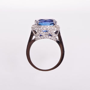 The Liliana - Tanzanite and Diamond Ring