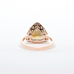 The lilwen - AAA 14K Tourmaline and Diamond ring