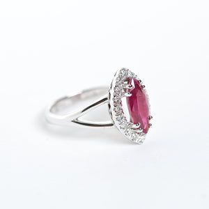 The Athena - AAA 18K Ruby and Diamond ring