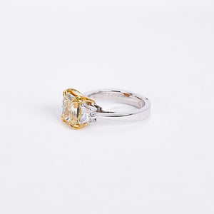 The Sol - 18K White & Yellow Gold and Yellow Diamond Ring