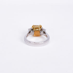 The Sol - 18K White & Yellow Gold and Yellow Diamond Ring
