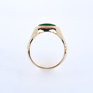 The Nyra - 18K Emerald and Diamond Ring