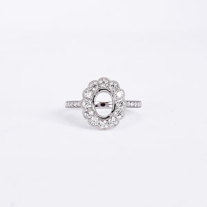 The Kary - 18K White gold and Diamond Ring