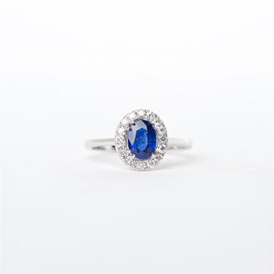 The Rachel - 18K Sapphire and Diamond Ring
