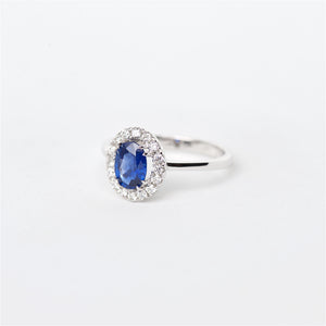 The Rachel - 18K Sapphire and Diamond Ring