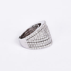 The Farah - 18K White Gold and Diamond Ring