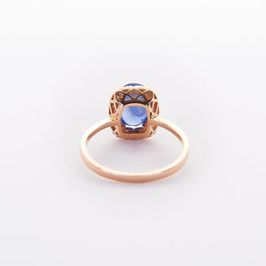 The Stormy - 18K Rose Gold Star Sapphire Ring