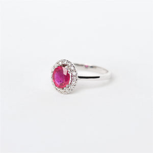 The Emmy - 18K Ruby and Diamond ring