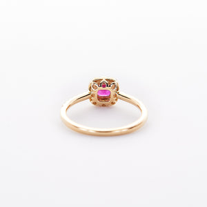 The Gigi - 14K Yellow Gold and Ruby Ring