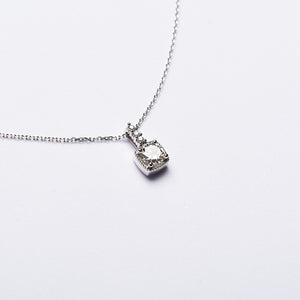 The Gwyneth - 14K White Gold Diamond Pendant